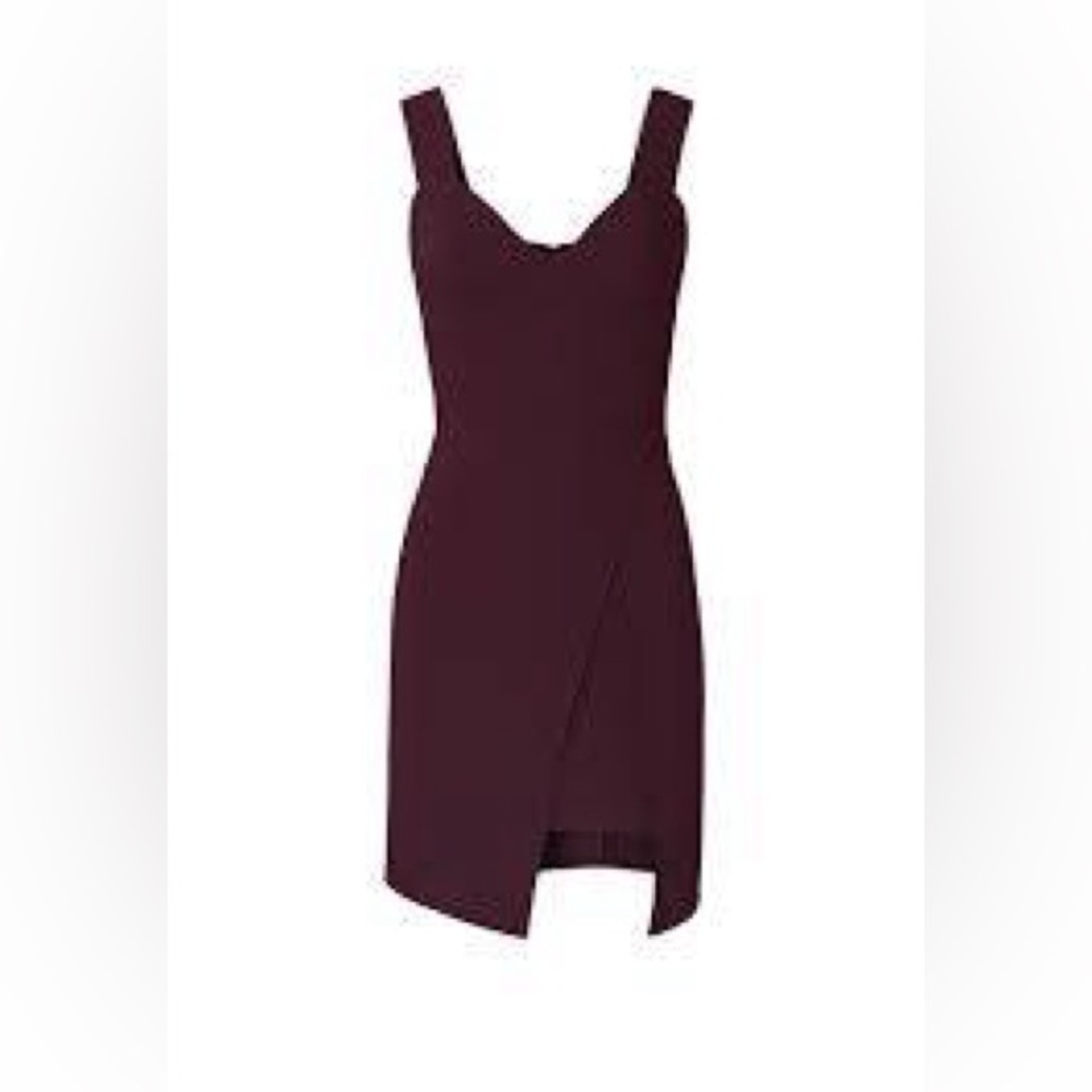 Amanda Uprichard Primrose dress Black Cherry purple size p XS
